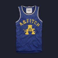 heren abercrombie and fitch 1892 tanktop blauw geel Nieuwe Online infkk952